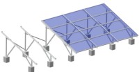 Aluminum Ground Mounting System-Railless